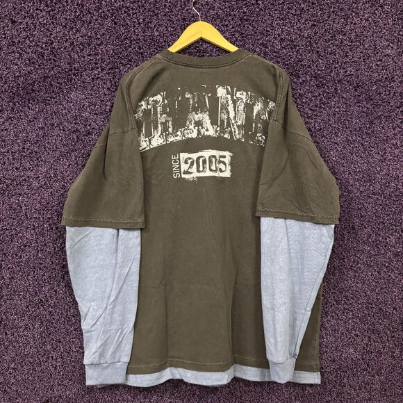 Rihanna R20 2005 Layered Long Sleeve T-Shirt Size 2XL - Picture 3 of 5